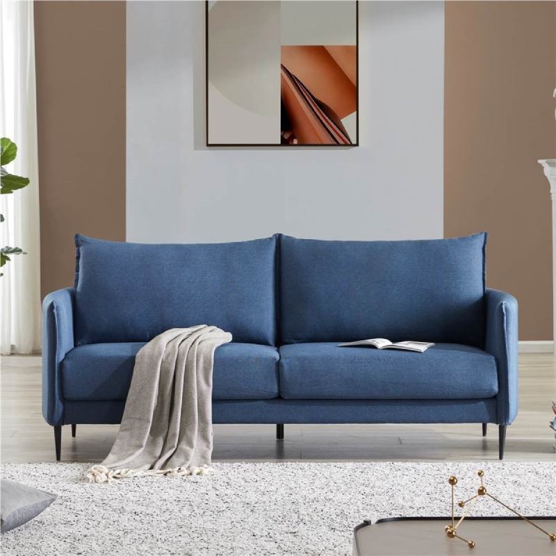 Ghế sofa phòng khách màu xanh dương hợp gia chủ mệnh Thủy
