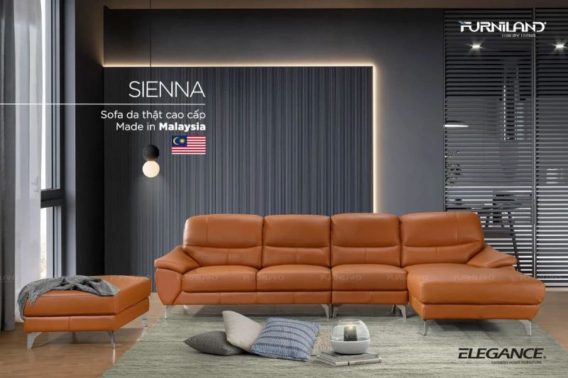 Sofa Malaysia sử dụng chất liệu đệm mút cao cấp, không bị lún sâu khi ngồi