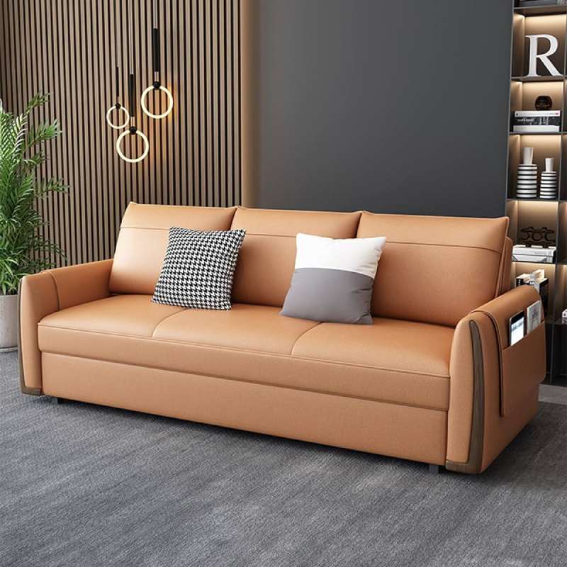 Ghế sofa mini đẹp da thật, đệm dày