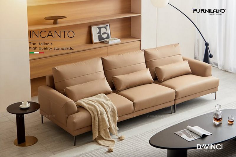 Sofa Phòng Khách Cao Cấp Incanto - Sofa Nhập Khẩu phong cách Ý