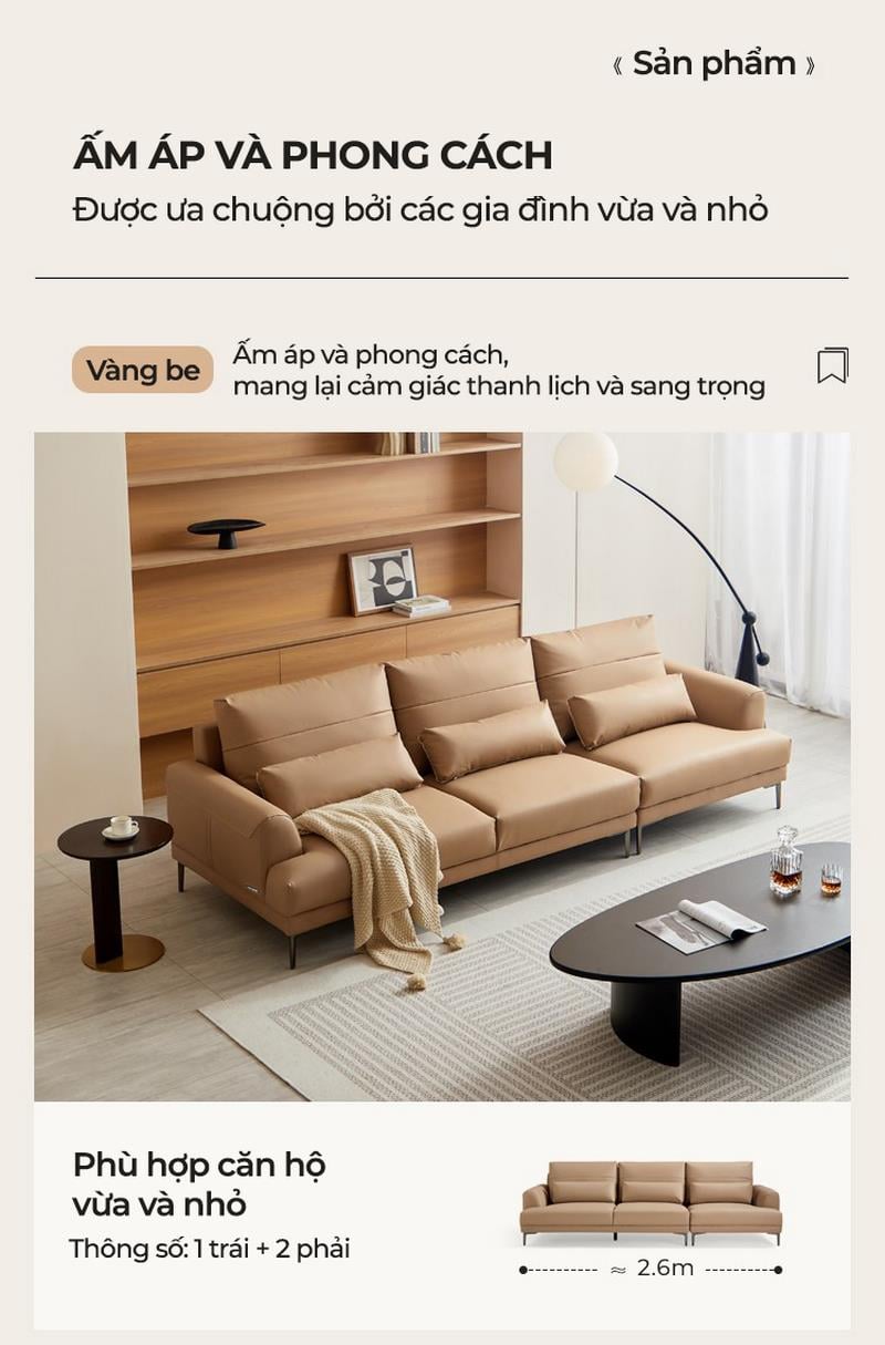 Sofa Phòng Khách Cao Cấp Incanto - Sofa Nhập Khẩu phong cách Ý