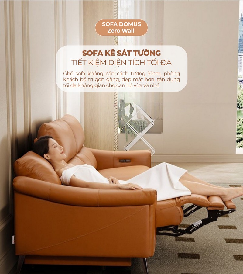 Sofa thông minh chỉnh điện Domus - Cheers Sofa