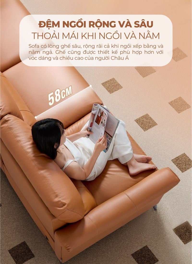 Sofa thông minh chỉnh điện Domus - Cheers Sofa