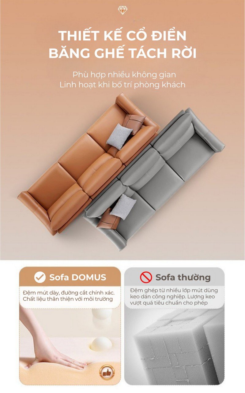 Sofa thông minh chỉnh điện Domus - Cheers Sofa