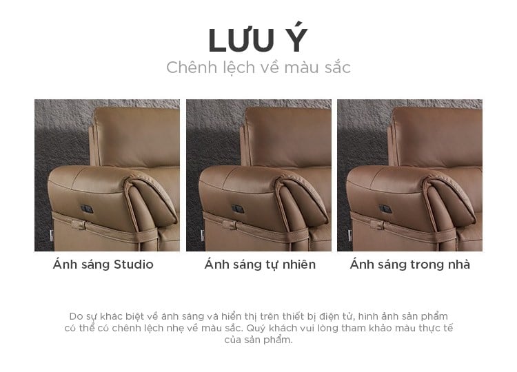 Sofa thông minh chỉnh điện Lago - Cheers Sofa
