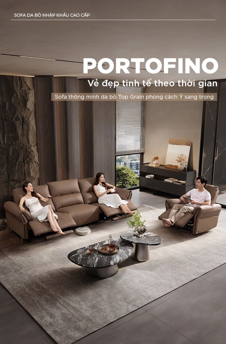 Sofa thông minh chỉnh điện Lago - Cheers Sofa