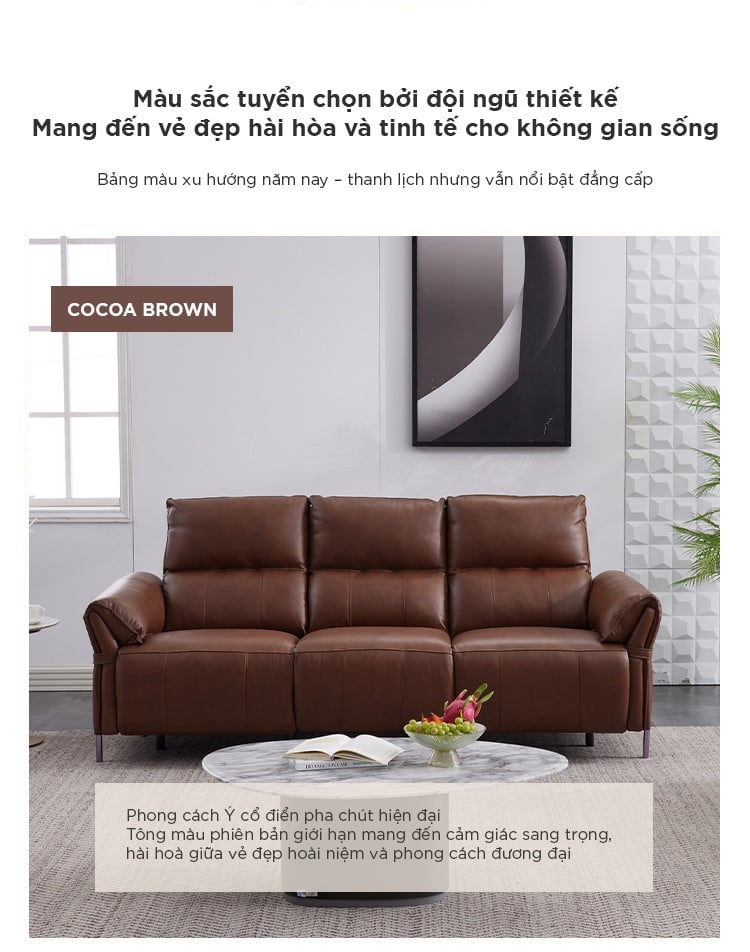 Sofa thông minh chỉnh điện Lago - Cheers Sofa