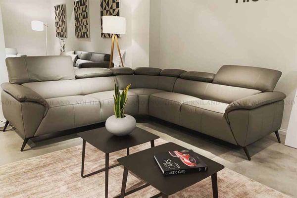 Sofa da nhap khau TESLA goc L