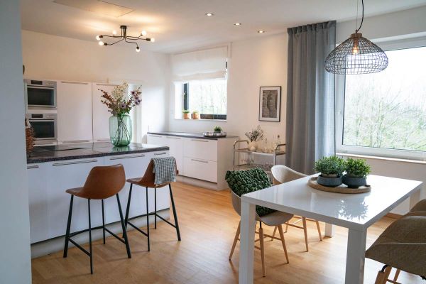 Ý tưởng thiết kế nội thất bếp căn hộ chung cư hiện đại