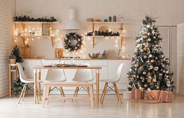 5 tips trang trí phòng bếp đẹp mùa Giáng sinh