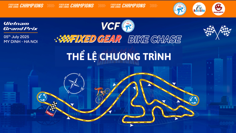 THỂ LỆ CHƯƠNG TRÌNH:  “FIXED GEAR BIKE CHASE CHAMPIONS” ngày 5/7/2025