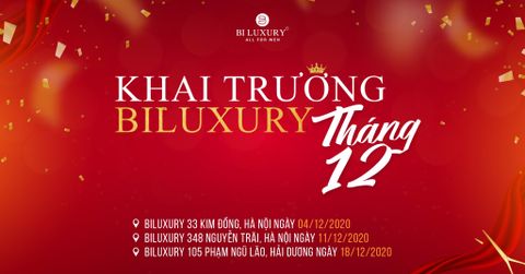 RỘN RÀNG KHAI TRƯƠNG CHUỖI CỬA HÀNG BILUXURY THÁNG 12