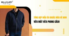Tổng hợp mẫu áo khoác mùa hè nam vừa mát vừa phong cách