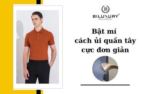 Bật mí cách ủi quần tây cực đơn giản