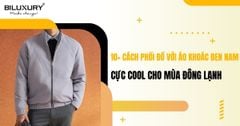 10 cách phối đồ với áo khoác đen nam cực Cool cho mùa đông lạnh