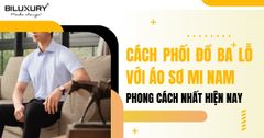 Cách phối áo ba lỗ với áo sơ mi nam phong cách nhất hiện nay