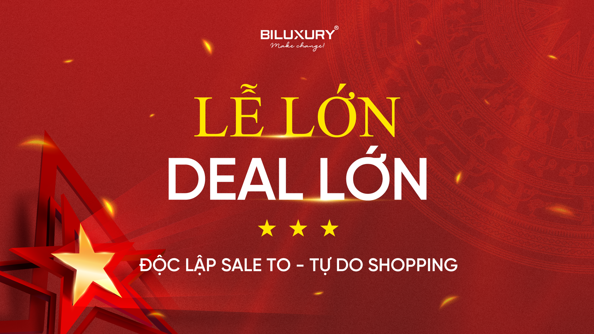 CHÍNH THỨC! SIÊU SALE MỪNG ĐẠI LỄ 30/4 - 1/5