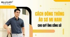 Cách đóng thùng áo sơ mi nam đơn giản, chỉn chu
