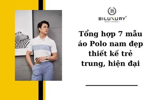 Tổng hợp 7 mẫu áo phông nam đẹp thiết kế trẻ trung, hiện đại