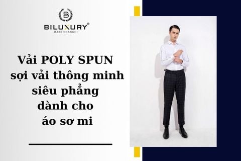 Vải polyspun là gì? Ứng dụng vải sợi siêu phẳng trong may mặc