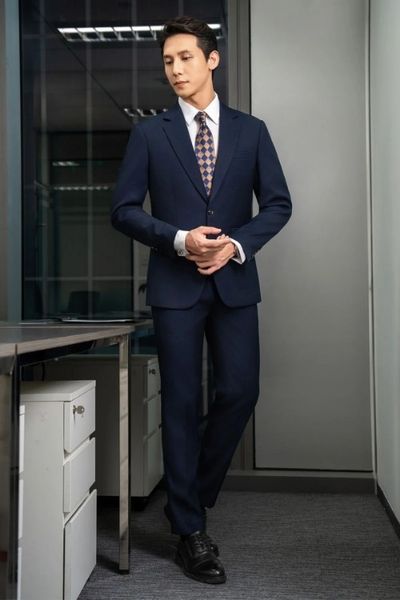 áo khoác nam phối quần âu