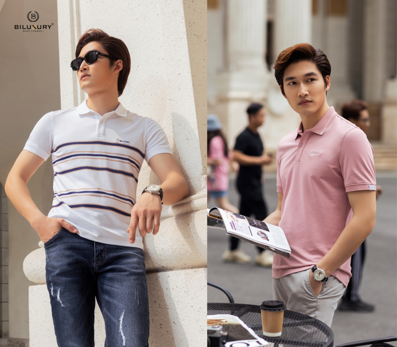 Áo polo form suông Classic-Fit phù hợp trang phục mọi hoàn cảnh