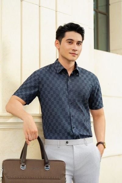 áo sơ mi nam họa tiết