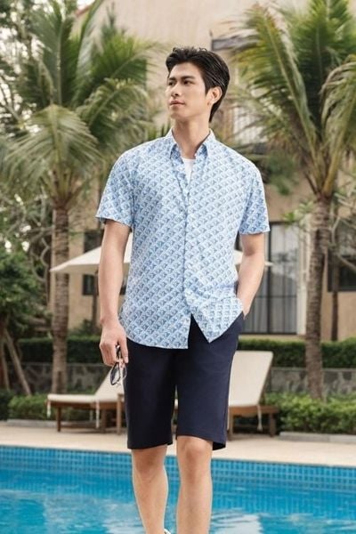 áo sơ mi nam họa tiết