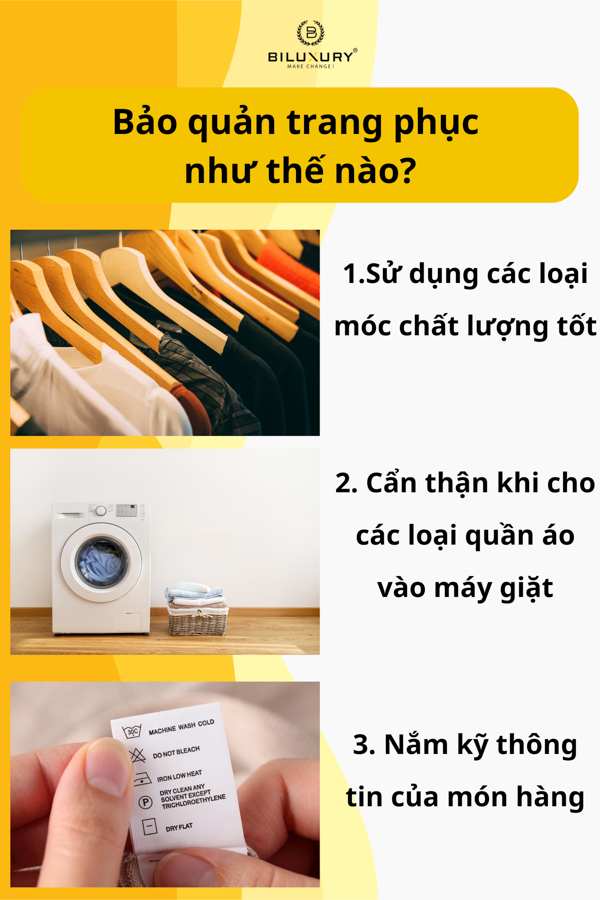 Bảo quản trang phục như thế nào?