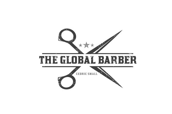 Biểu tượng những cây kéo của barber shop