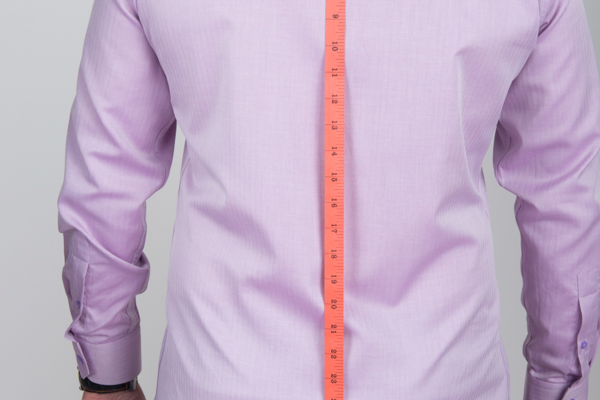 Cách đo áo sơ mi nam lấy số đo chiều dài cơ thể