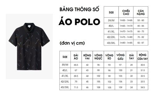 Cách chọn size áo nam theo cân nặng và chiều cao chính xác