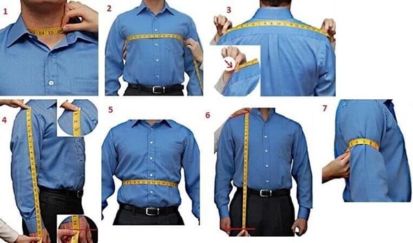 Cách đo size áo vest nam