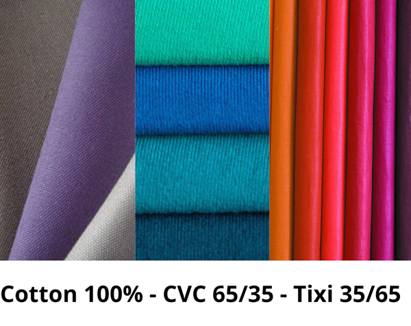 Cách nhận biết vải cotton 100% - CVC 65/35 và Tixi 35/65