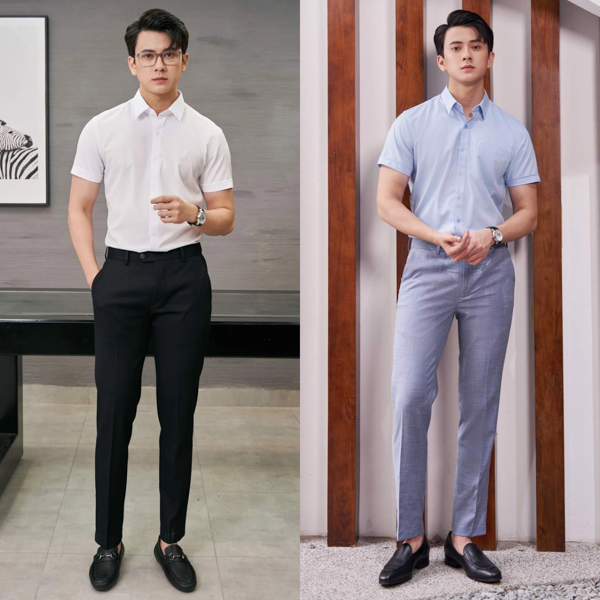 Phối đồ với áo sơ mi nam 100 Cách phối style cực chất