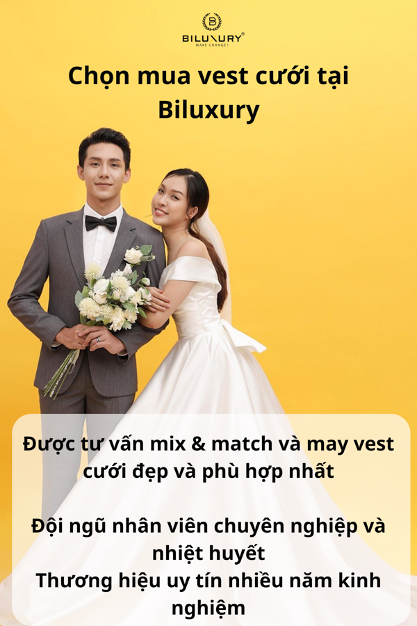 chọn vest cưới Biluxury