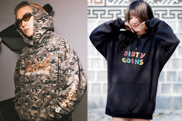 thương hiệu hoodie brand dirty coins