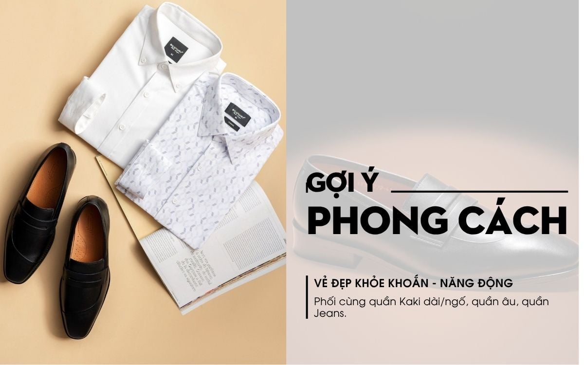 Giày Tây Da Thật 9GDAT001DEN