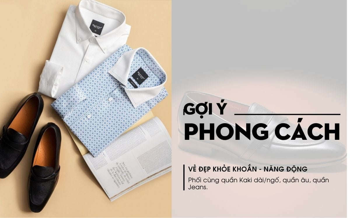 Giày Tây Da Thật 9GDAT002DEN