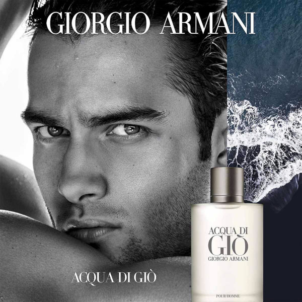 Giorgio Armani Acqua Di Gio Pour Homme với người đại diện thương hiệu