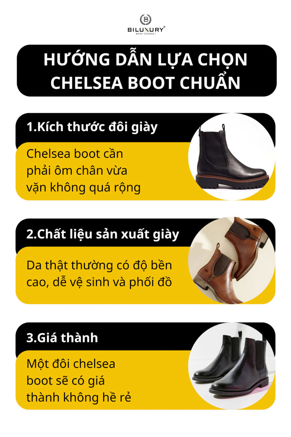 Hướng dẫn lựa chọn chelsea boot chuẩn