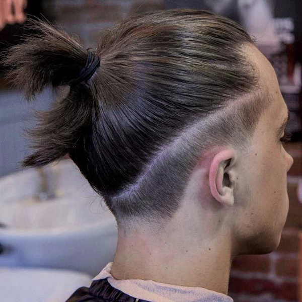 mẫu tóc nam đẹp Top knot