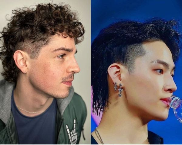 Tóc mullet nam fade