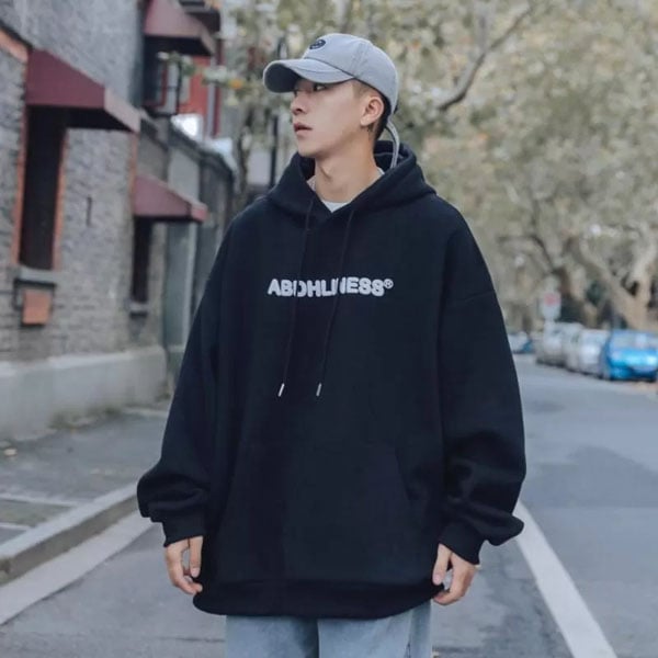 Mẫu áo hoodie local brand basic form