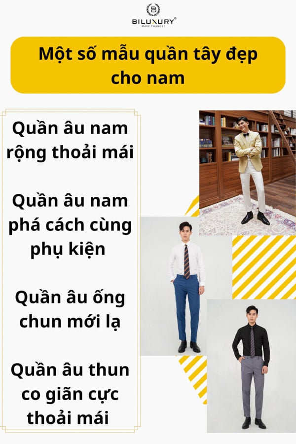 quần tây đẹp cho nam