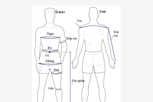 Bước đầu tiên để chọn size áo sơ mi nam hoàn hảo là nắm rõ số đo cơ thể bản thân