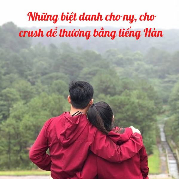 Những biệt danh cho ny, cho crush dễ thương bằng tiếng Hàn