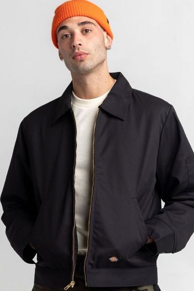 phối đồ với áo khoác đen nam