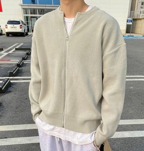 phối đồ với áo len nam