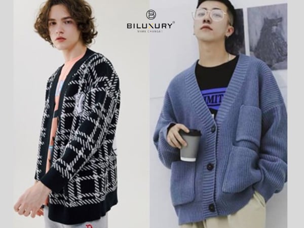 Phối đồ với cardigan nổi bật phong cách lãng tử